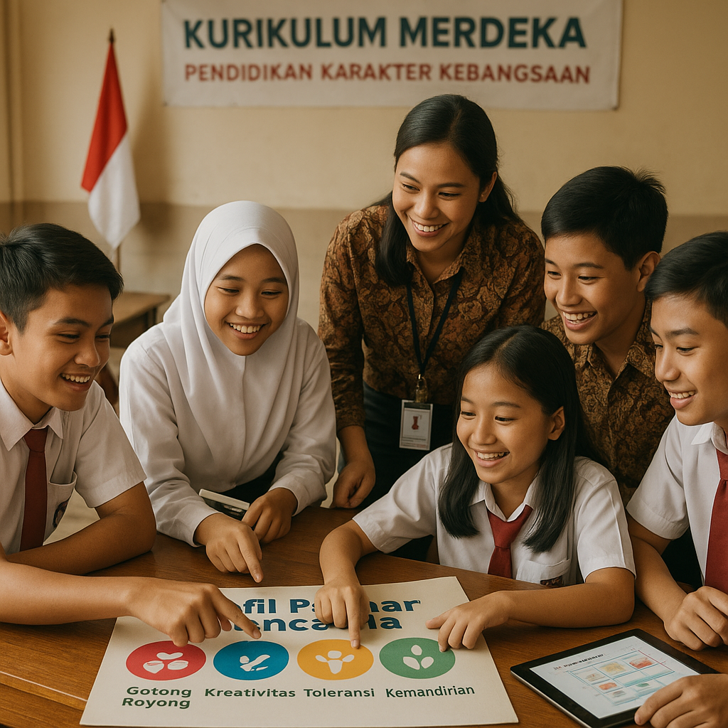 Kurikulum Merdeka Diintegrasikan dengan Pendidikan Karakter...