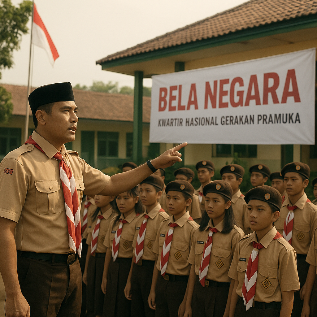 Pramuka Diminta Aktif dalam Program Bela Negara di Sekolah