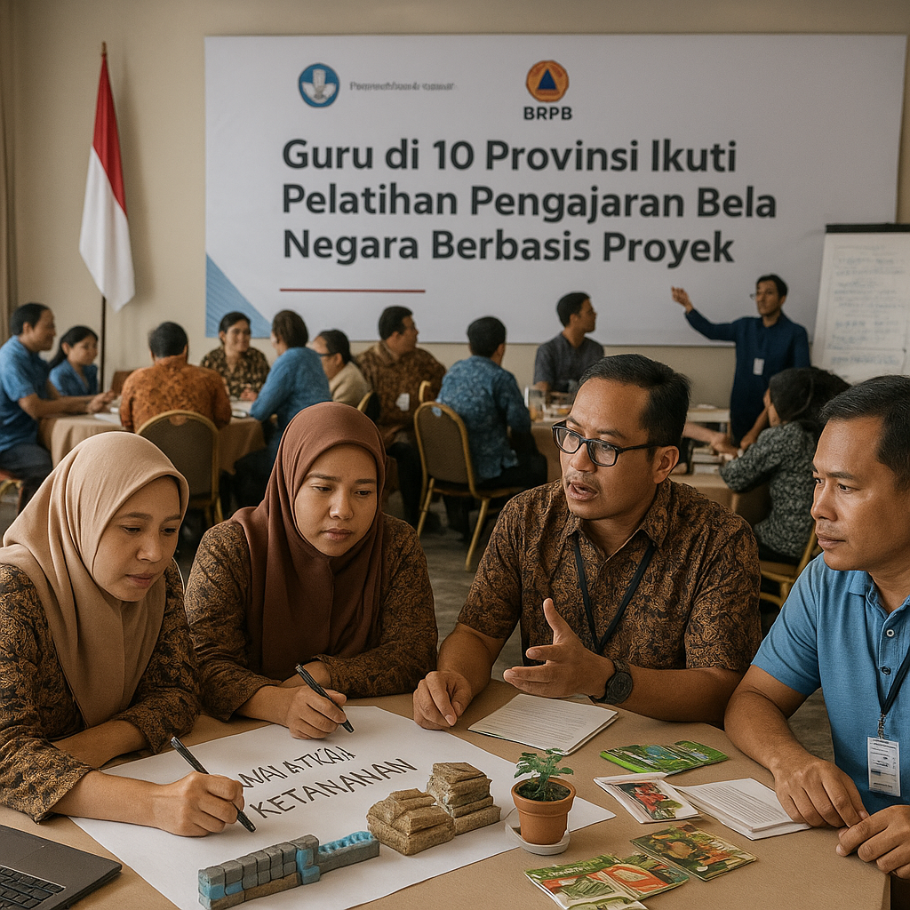 Guru di 10 Provinsi Ikuti Pelatihan Pengajaran Bela Negara B...