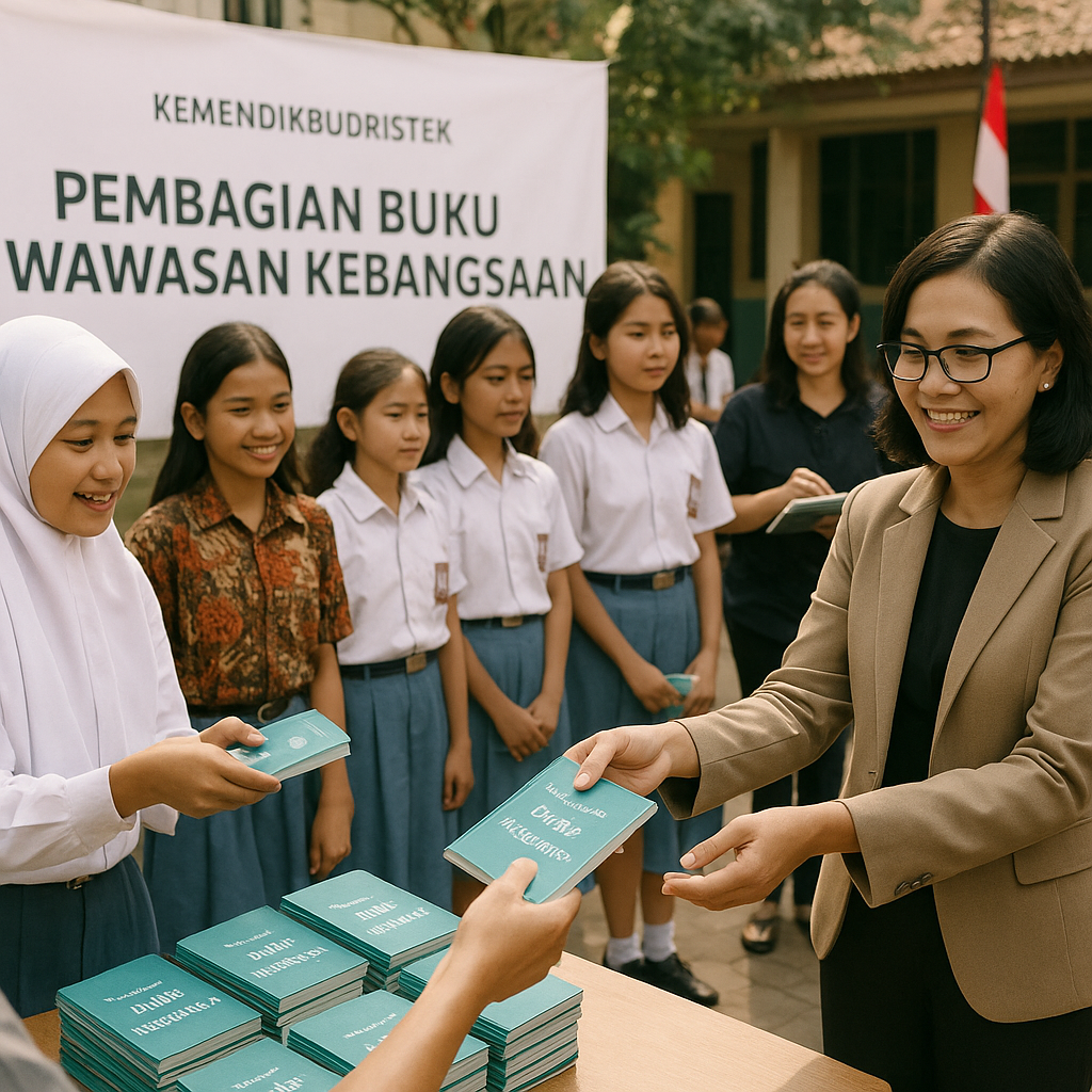 Kemendikbudristek Gratiskan Buku Wawasan Kebangsaan untuk Si...