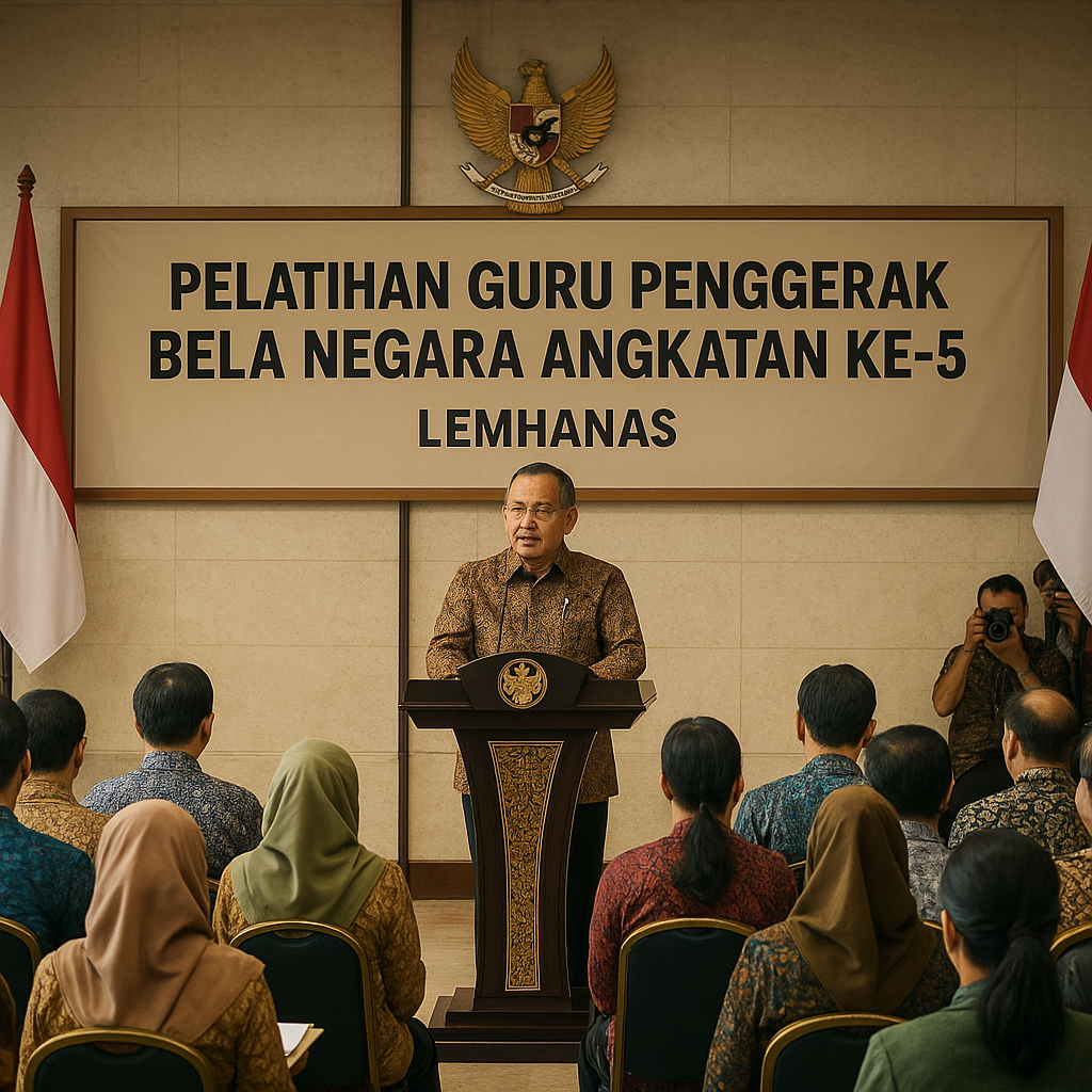 Pelatihan Guru Penggerak Bela Negara Angkatan ke-5 Dibuka di...