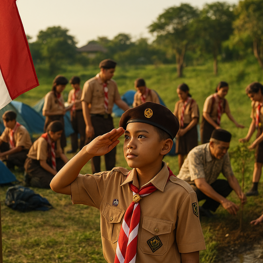 Mengenal Pramuka Sebagai Wadah Bela Negara Sejak Dini