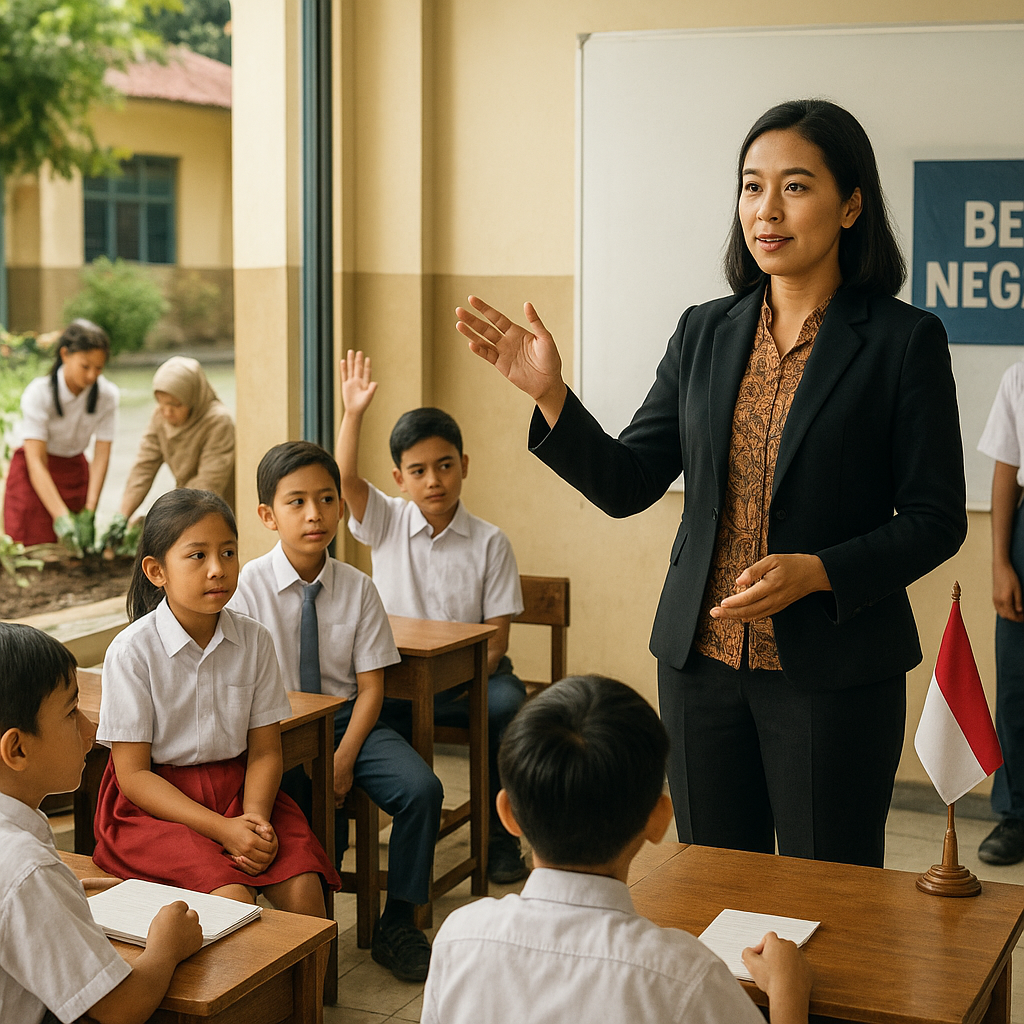 Kurikulum Bela Negara Masuk Sekolah, Kemendikbudristek: Bent...