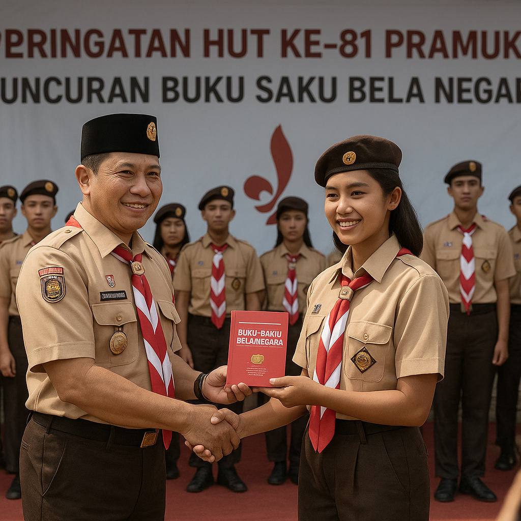 Peringatan Hari Ulang Tahun ke-81 Pramuka: Gerakan Pramuka L...