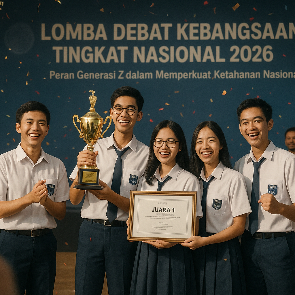 Siswa SMAN 3 Bandung Juara Lomba Debat Kebangsaan Tingkat Na...