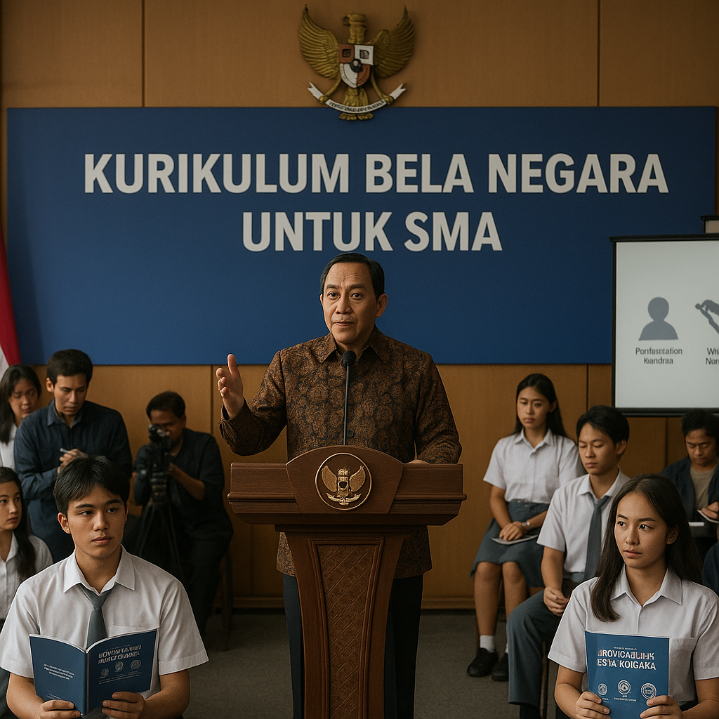Kemendikbudristek Resmikan Kurikulum Bela Negara untuk SMA