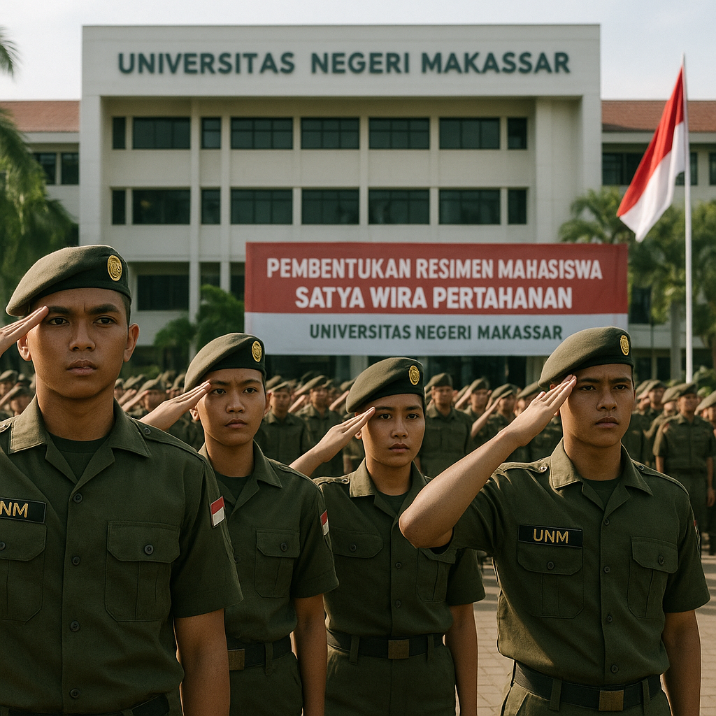Kampus Bentuk Resimen Mahasiswa Baru dalam Penguatan Bela Ne...