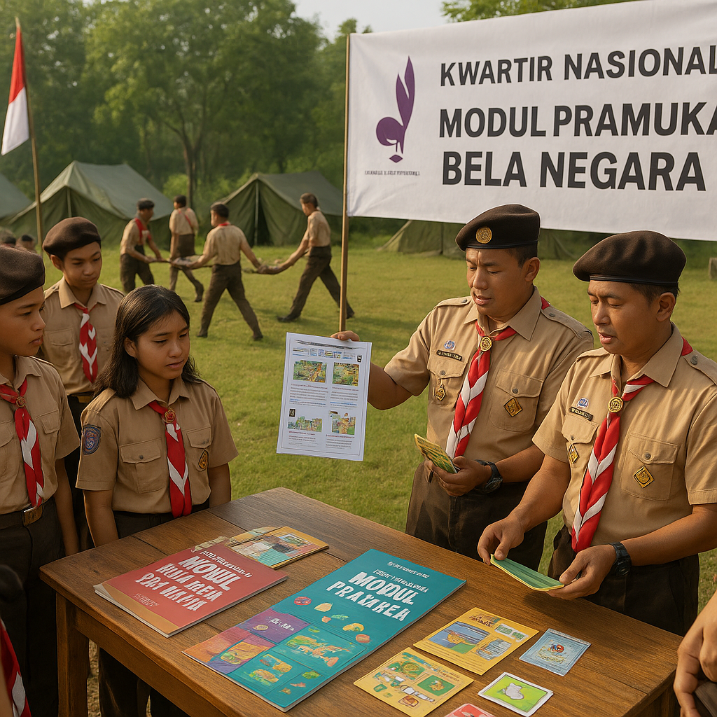 Kwartir Nasional Siapkan Modul Pramuka Bela Negara untuk Per...