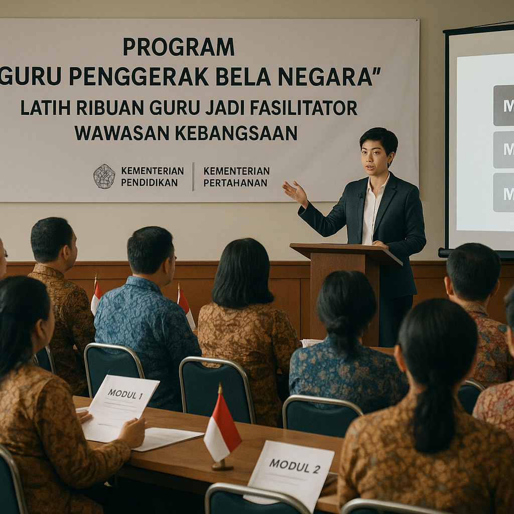 Program 'Guru Penggerak Bela Negara' Latih Ribuan Guru Jadi...