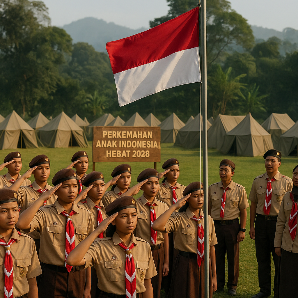 Pramuka Jadi Ruang Pendidikan Karakter, 407 Siswa SMP Ikuti...