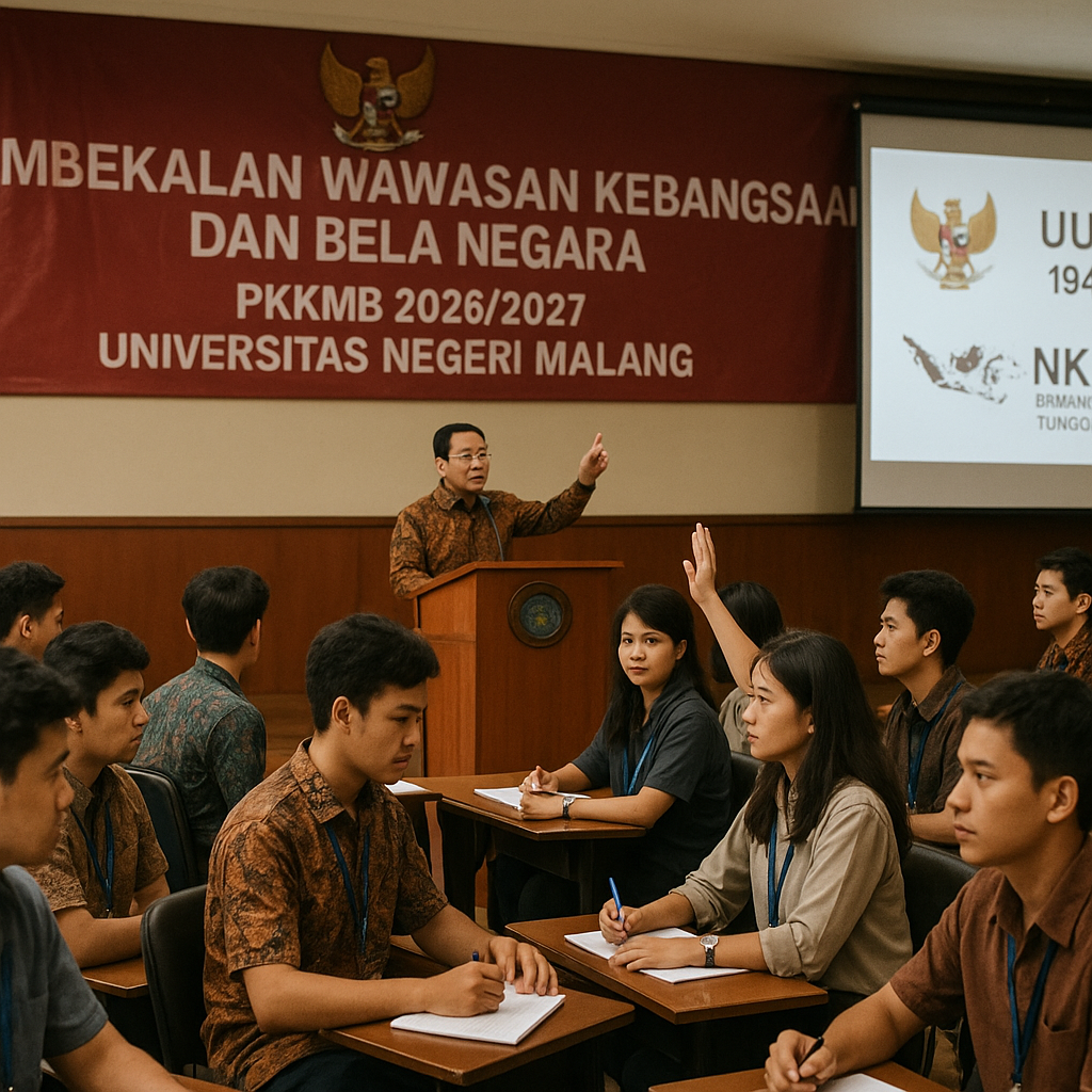 Pembekalan Wawasan Kebangsaan dan Bela Negara bagi Mahasiswa...
