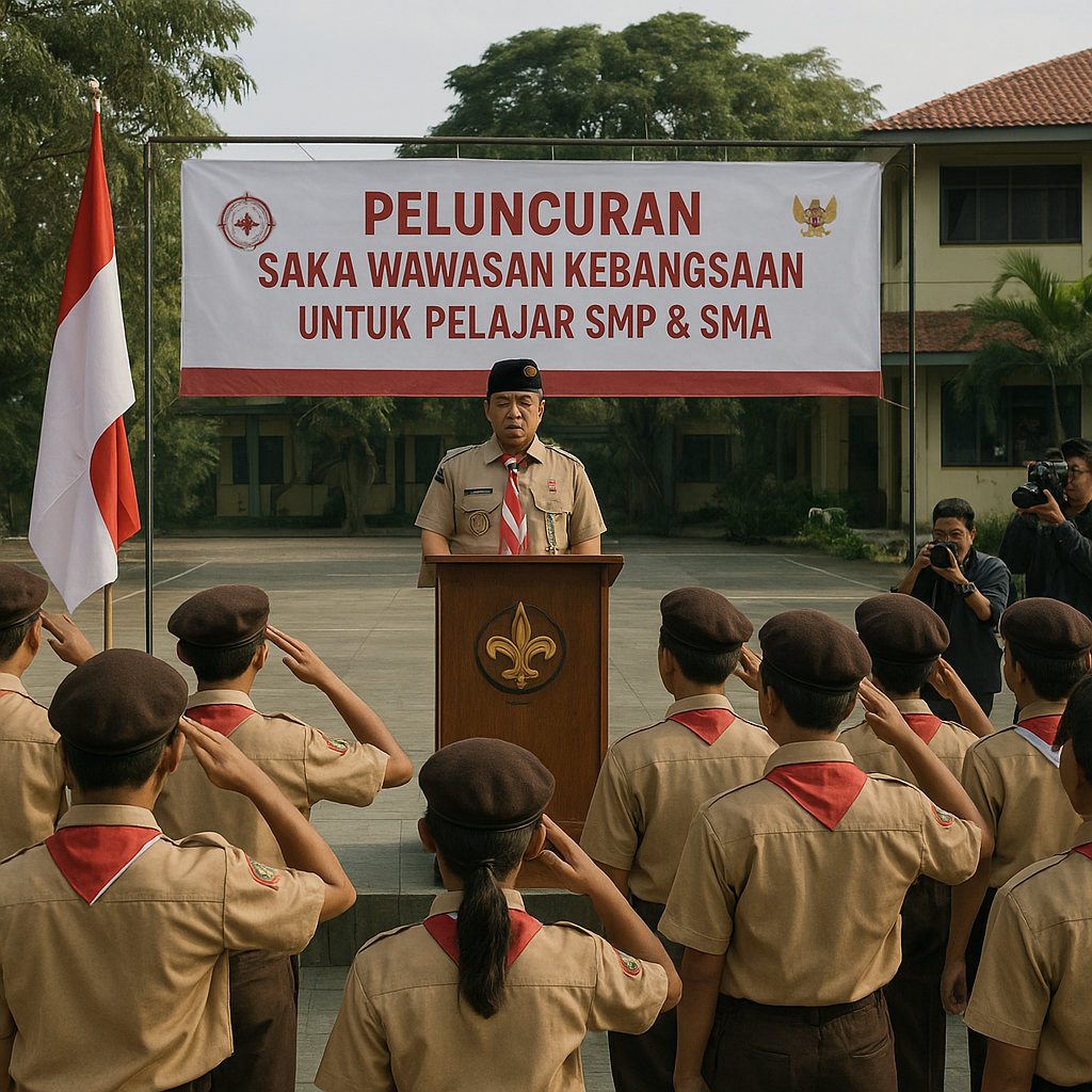 Gerakan Pramuka Luncurkan Saka Wawasan Kebangsaan untuk Pela...