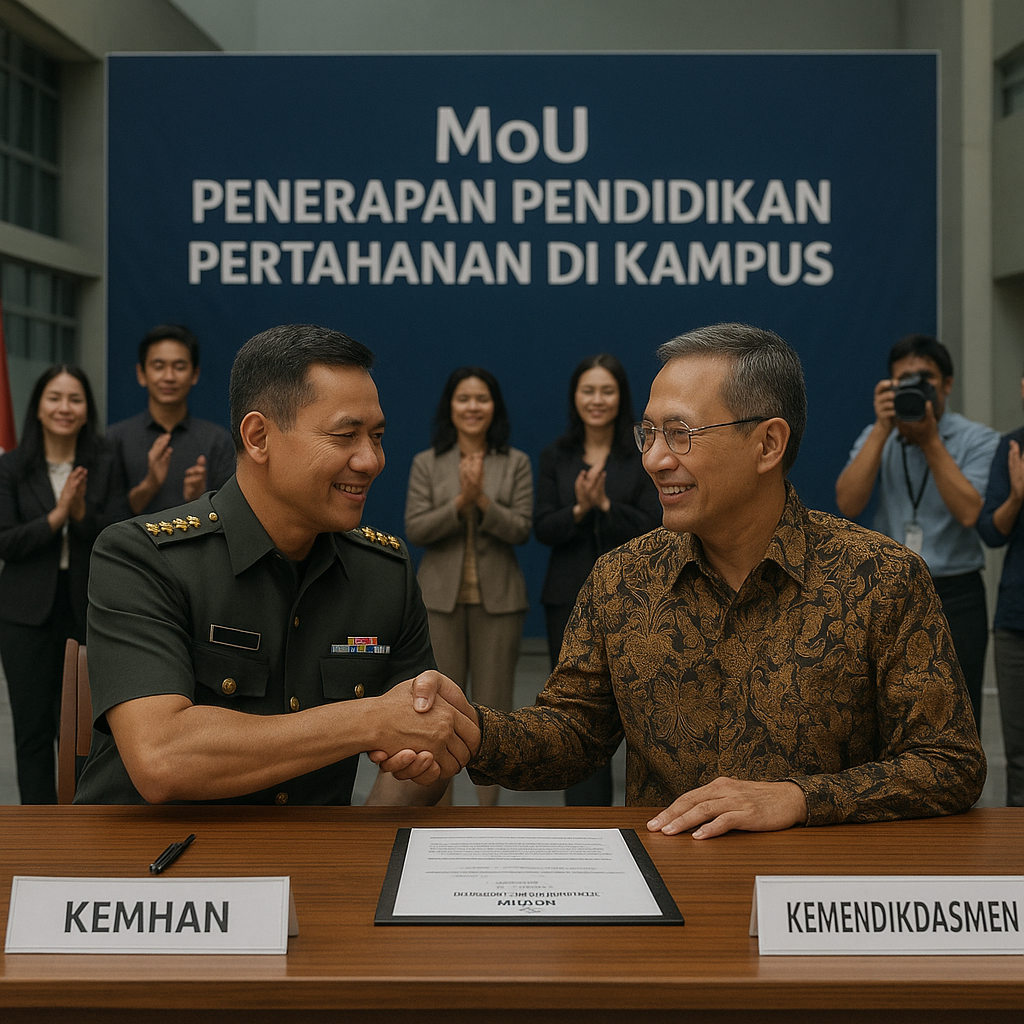Kemhan dan Kemendikdasmen Teken MoU Penerapan Pendidikan Per...
