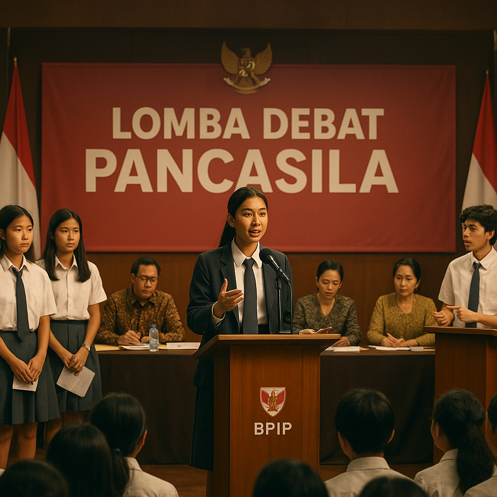 Literasi Wawasan Kebangsaan melalui Lomba Debat Pancasila un...
