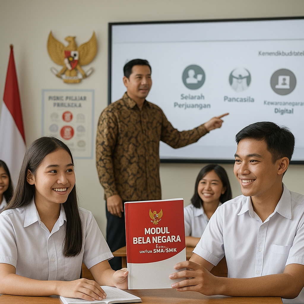 Kemendikbudristek Luncurkan Modul Bela Negara untuk SMA/SMK