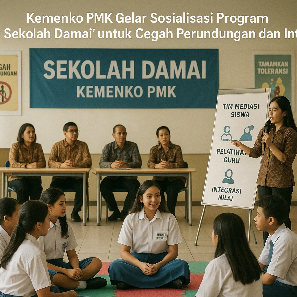 Kemenko PMK Gelar Sosialisasi Program 'Sekolah Damai' untuk...