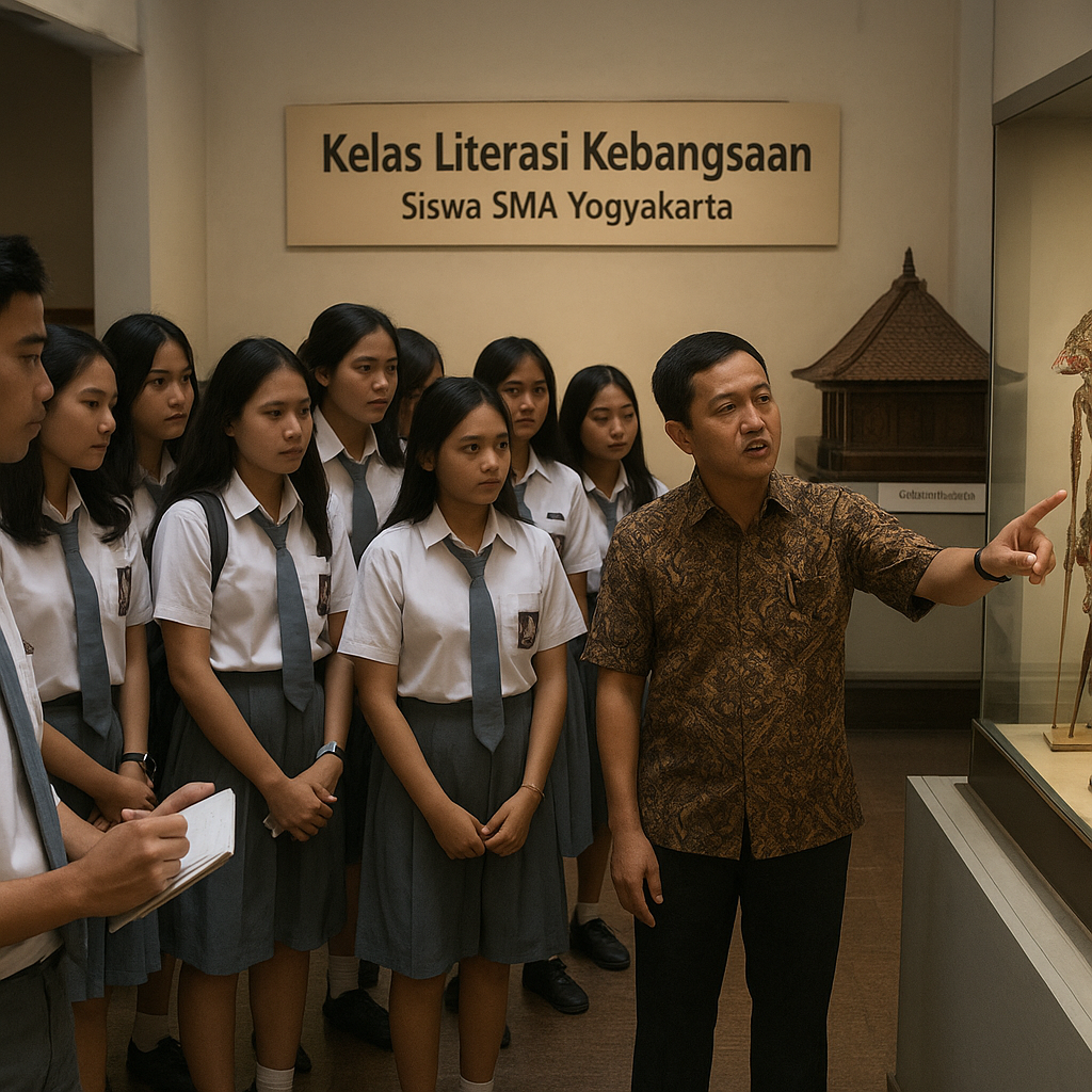 Siswa SMA di Yogyakarta Ikuti "Kelas Literasi Kebangsaan" de...