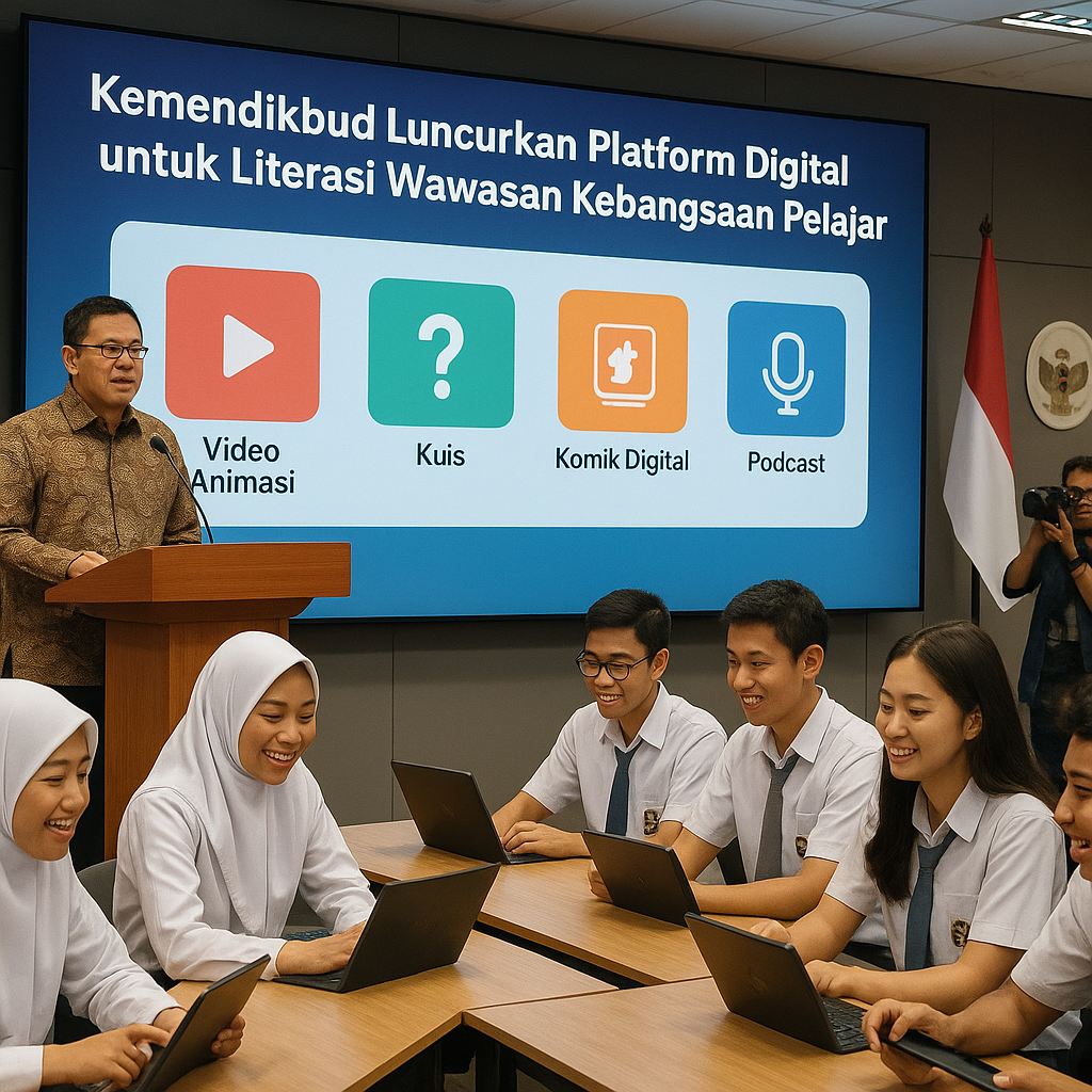 Kemendikbud Luncurkan Platform Digital untuk Literasi Wawasa...