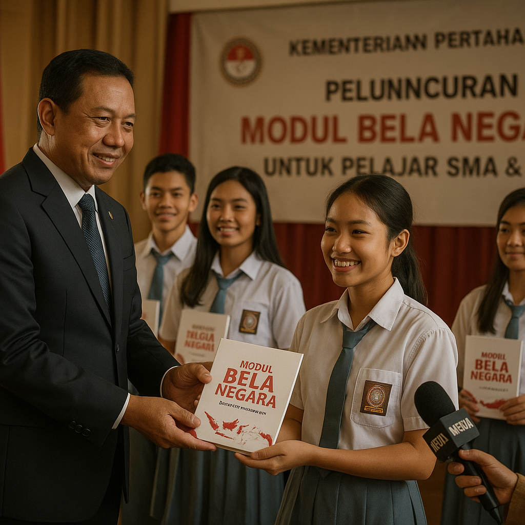Kemhan Luncurkan Modul Bela Negara untuk Pelajar SMA dan SMK