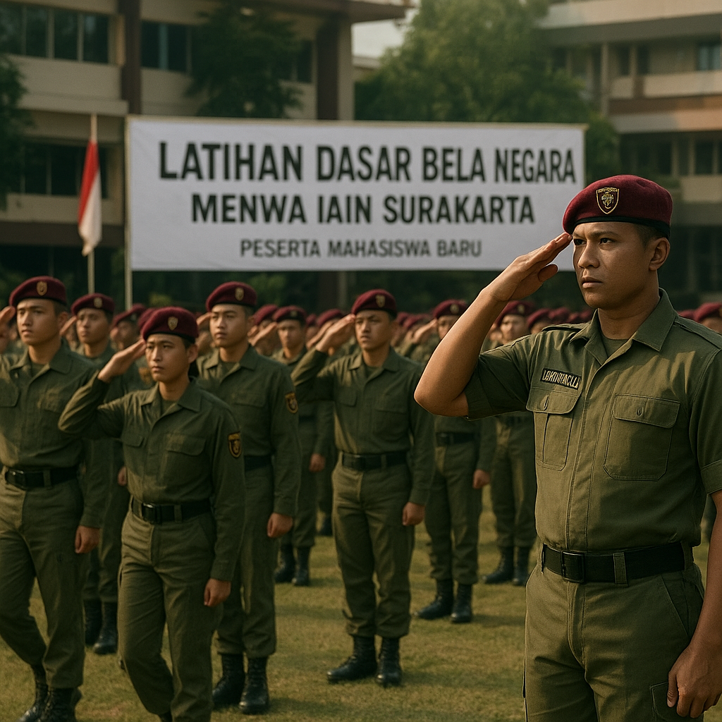 Resimen Mahasiswa IAIN Surakarta Gelar Latihan Dasar Bela Ne...