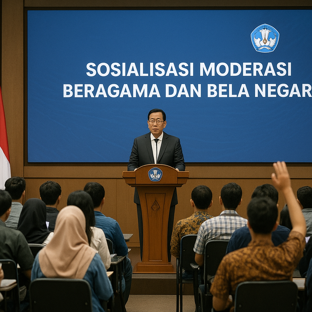 Ditjen Diktiristek Sosialisasikan Moderasi Beragama dan Bela...