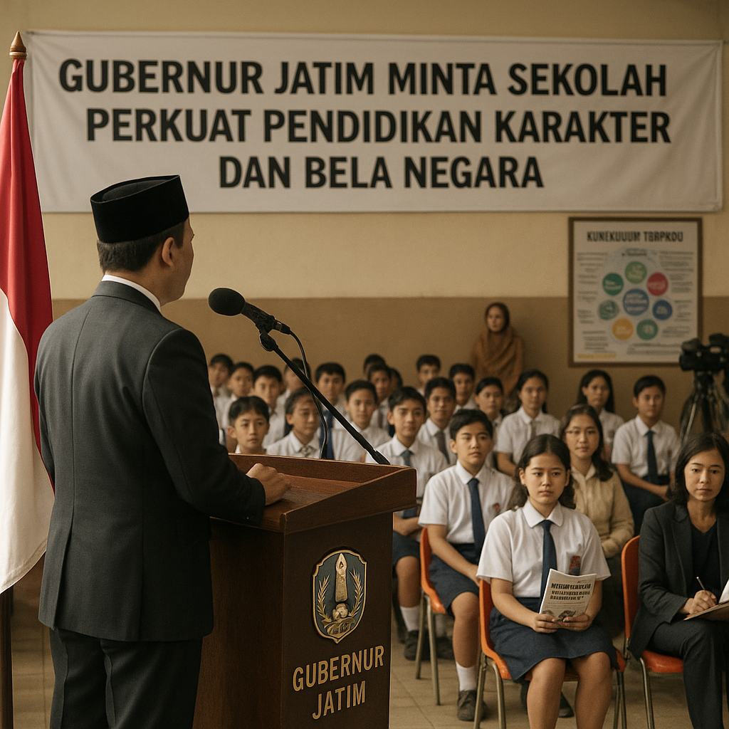 Gubernur Jatim Minta Sekolah Perkuat Pendidikan Karakter dan...
