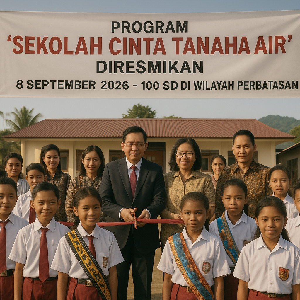 Program 'Sekolah Cinta Tanah Air' Diresmikan di 100 SD di Wi...