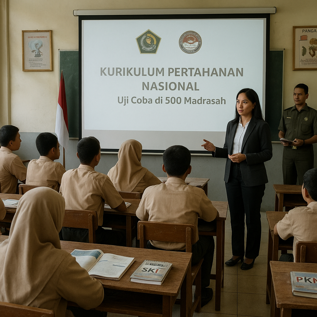 Kurikulum Pertahanan Nasional Mulai Diujicobakan di 500 Seko...
