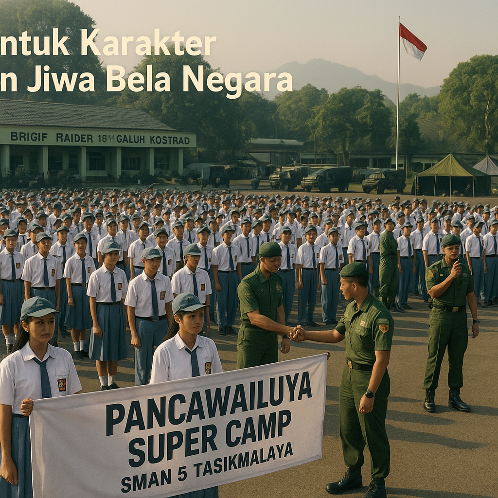 Bentuk Karakter dan Jiwa Bela Negara, 480 Siswa SMAN 5 Tasik...