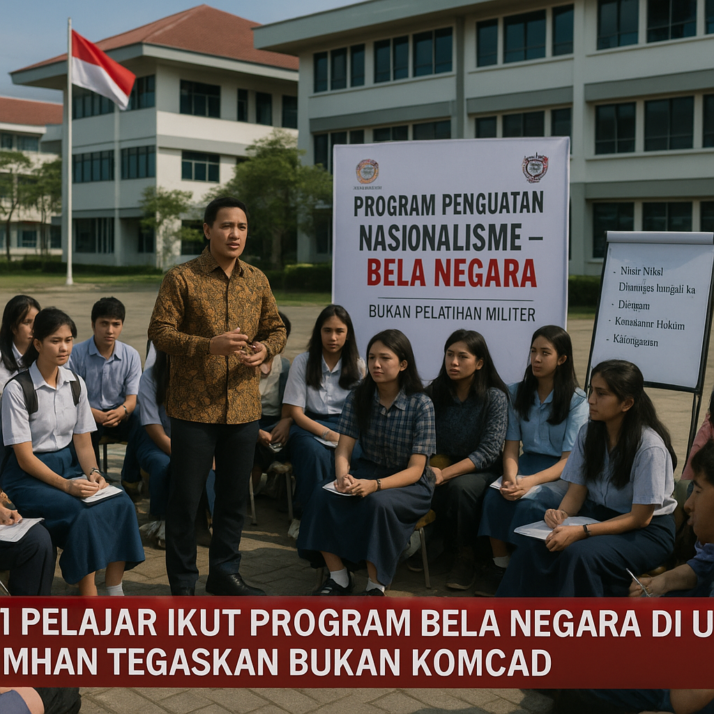 121 Pelajar Ikut Program Bela Negara di Unhan, Kemhan Tegask...