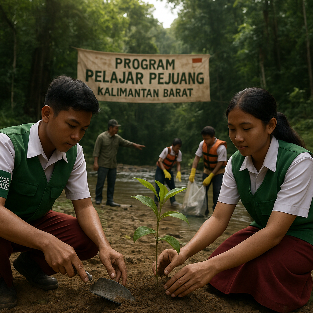 Program "Pelajar Pejuang" di Kalimantan Barat: Belajar Bela...