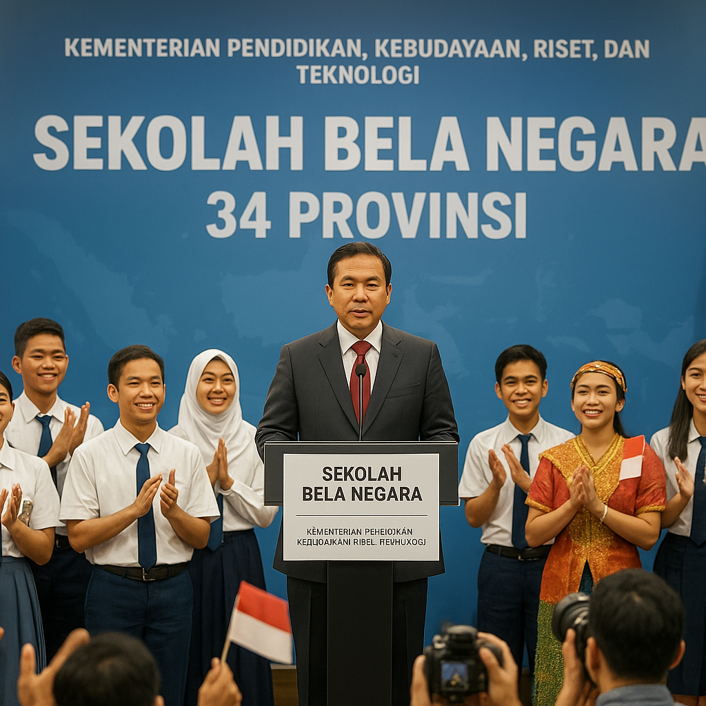 Kemendikbudristek Resmikan Program 'Sekolah Bela Negara' di...