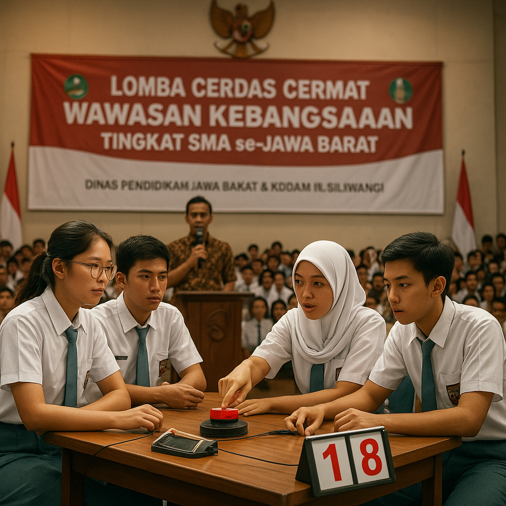Lomba Cerdas Cermat Wawasan Kebangsaan Tingkat SMA se-Jawa B...