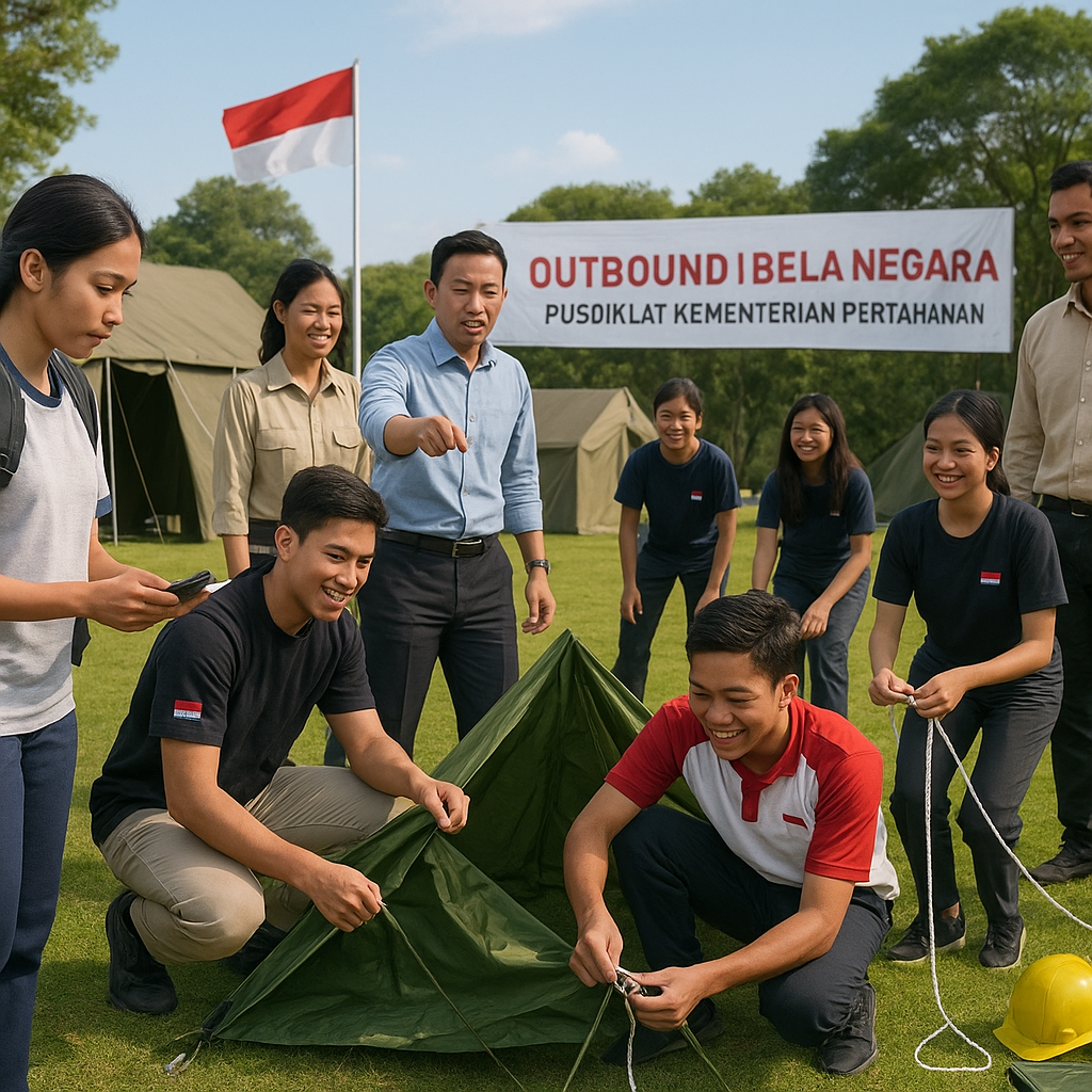 Outbound Bela Negara untuk Pelajar: Belajar Sambil Bermain d...