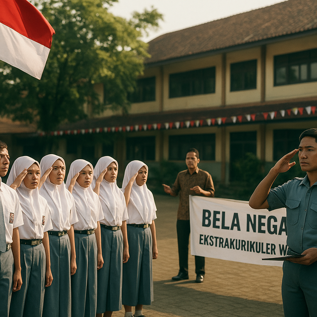 Kegiatan Ekstrakurikuler Bela Negara di Sekolah Menjadi Syar...