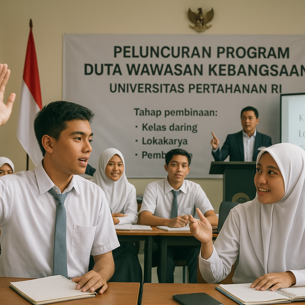 Unhan RI Luncurkan Program Duta Wawasan Kebangsaan untuk Sis...