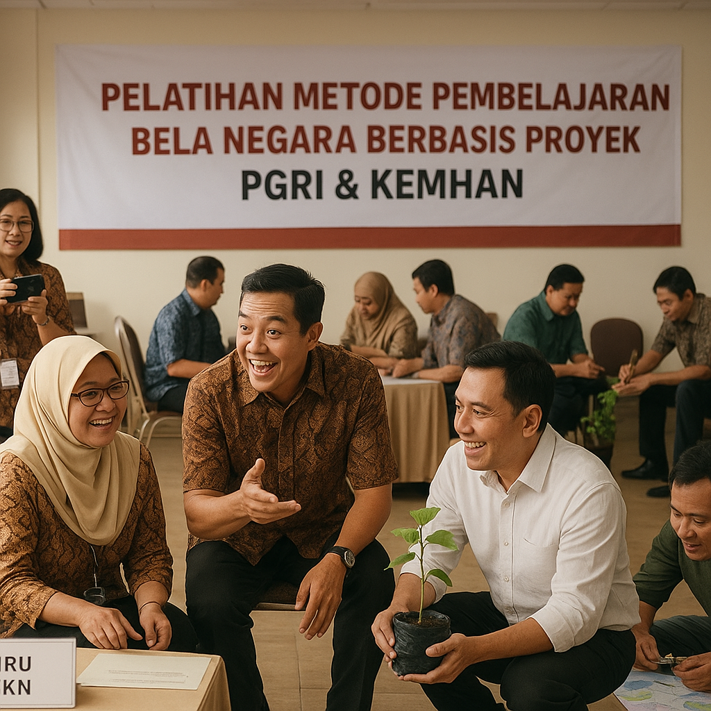 Guru PPKn Se-Indonesia Dibekali Metode Pembelajaran Bela Neg...