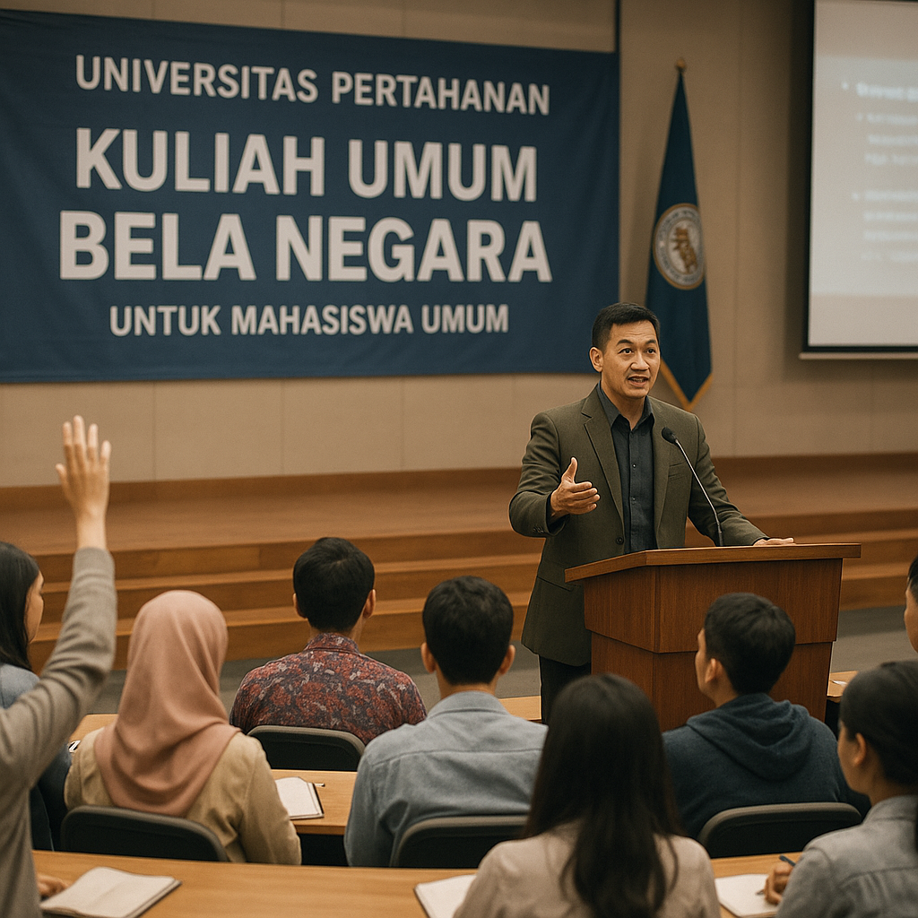 Universitas Pertahanan Gelar Kuliah Umum Bela Negara untuk M...