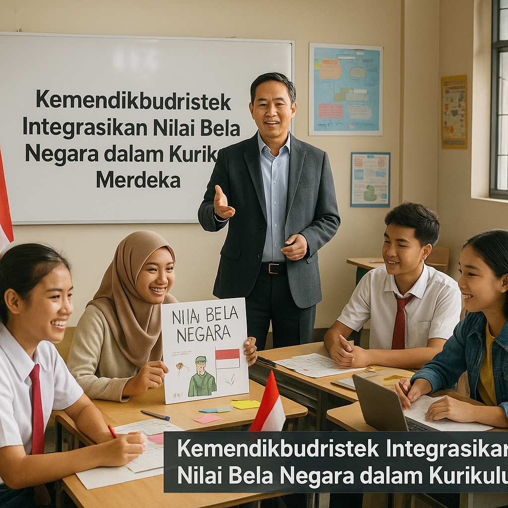 Kemendikbudristek Integrasikan Nilai Bela Negara dalam Kurik...
