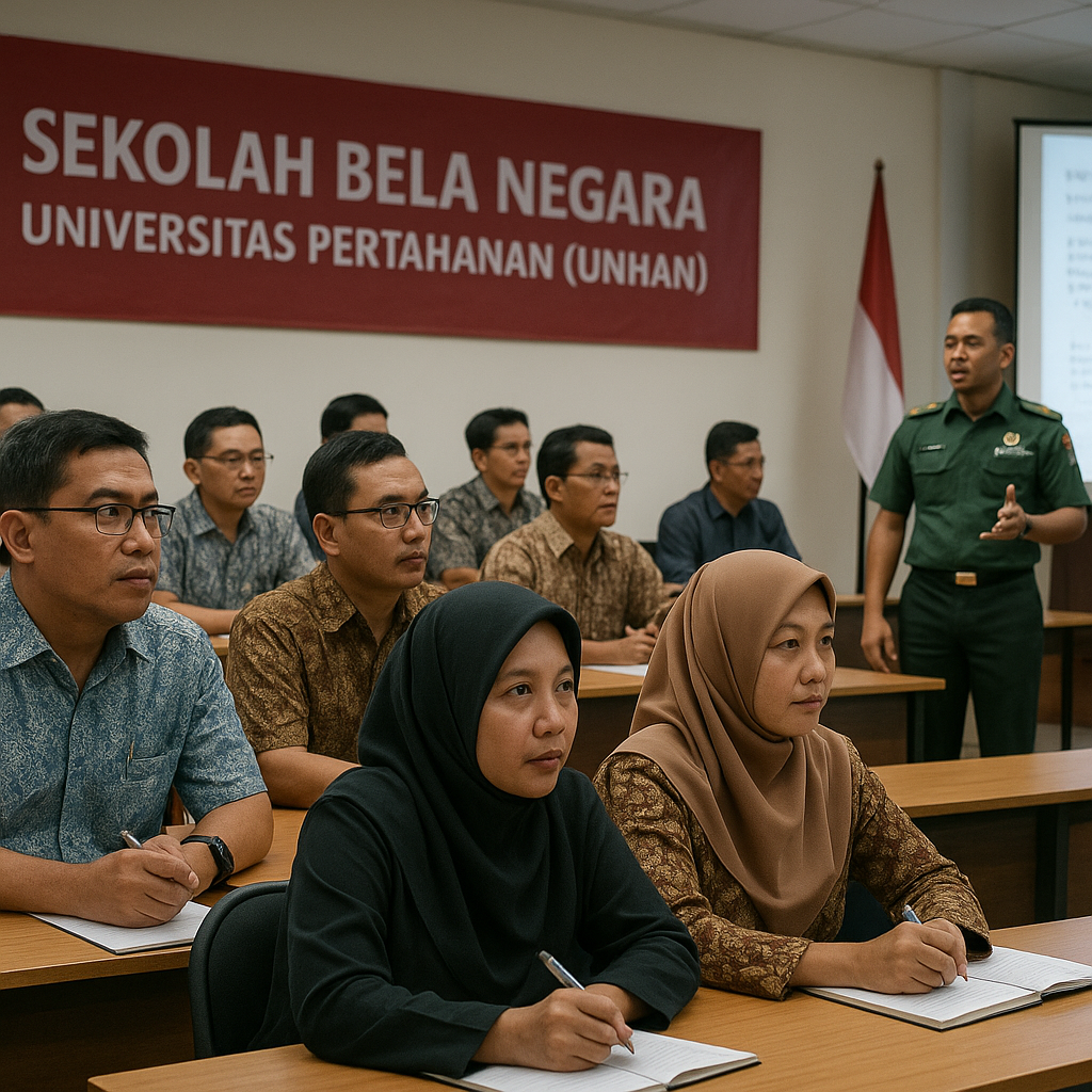 Unhan Gelar Sekolah Bela Negara bagi Guru dan Tenaga Kependi...