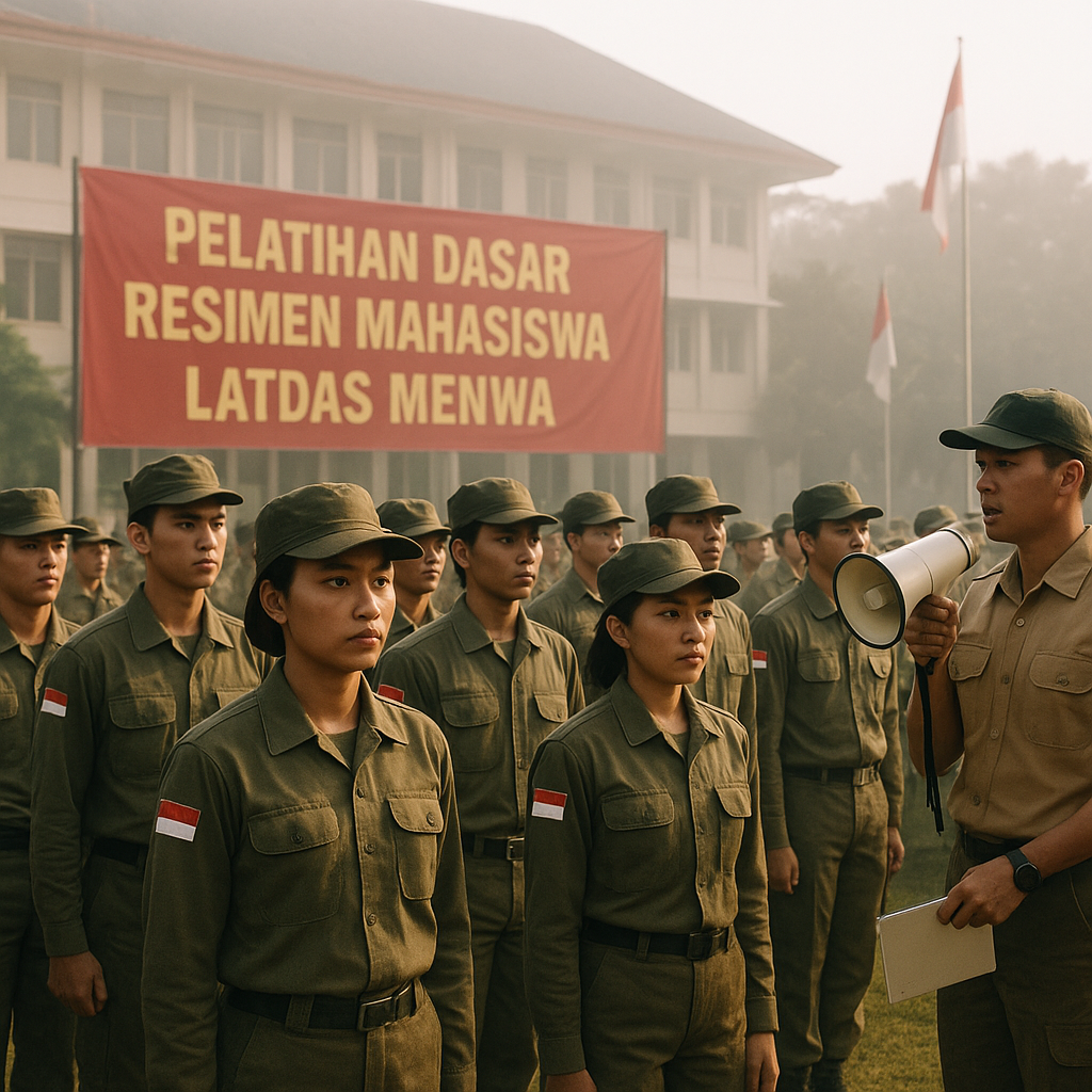 Pelatihan Dasar Resimen Mahasiswa Digelar di 15 Perguruan Ti...