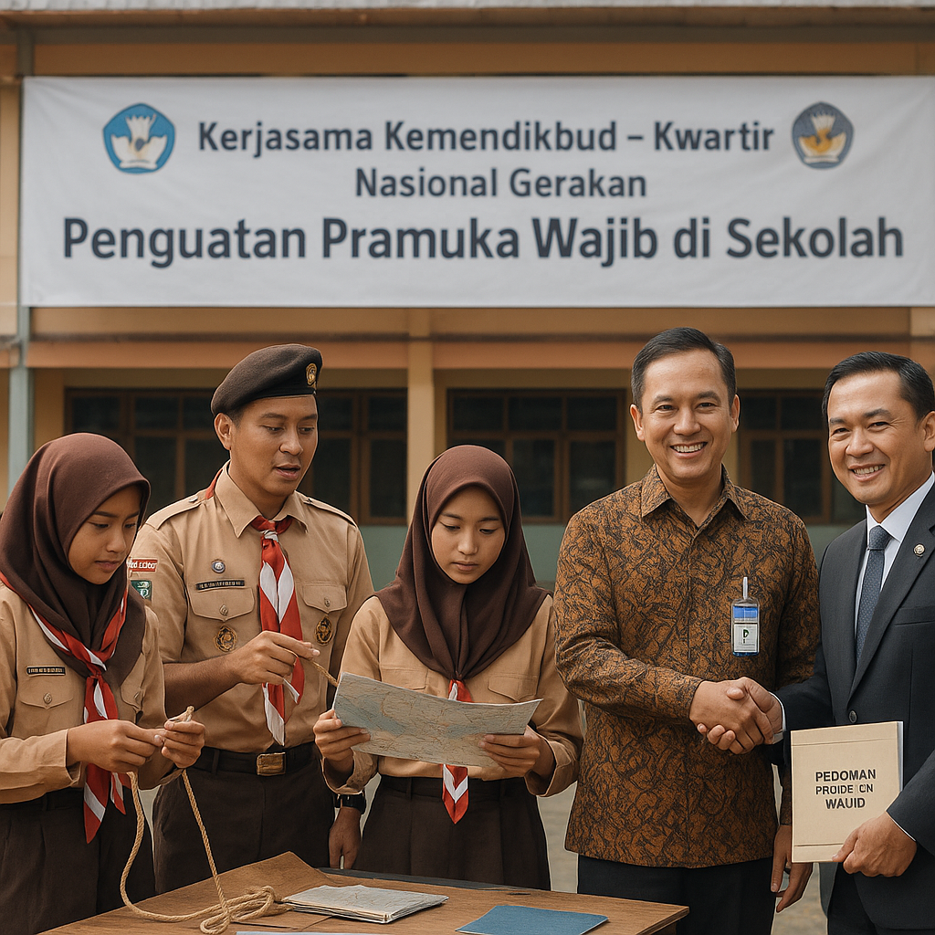 Kegiatan Pramuka Wajib di Sekolah Dapat Penguatan Melalui Ke...