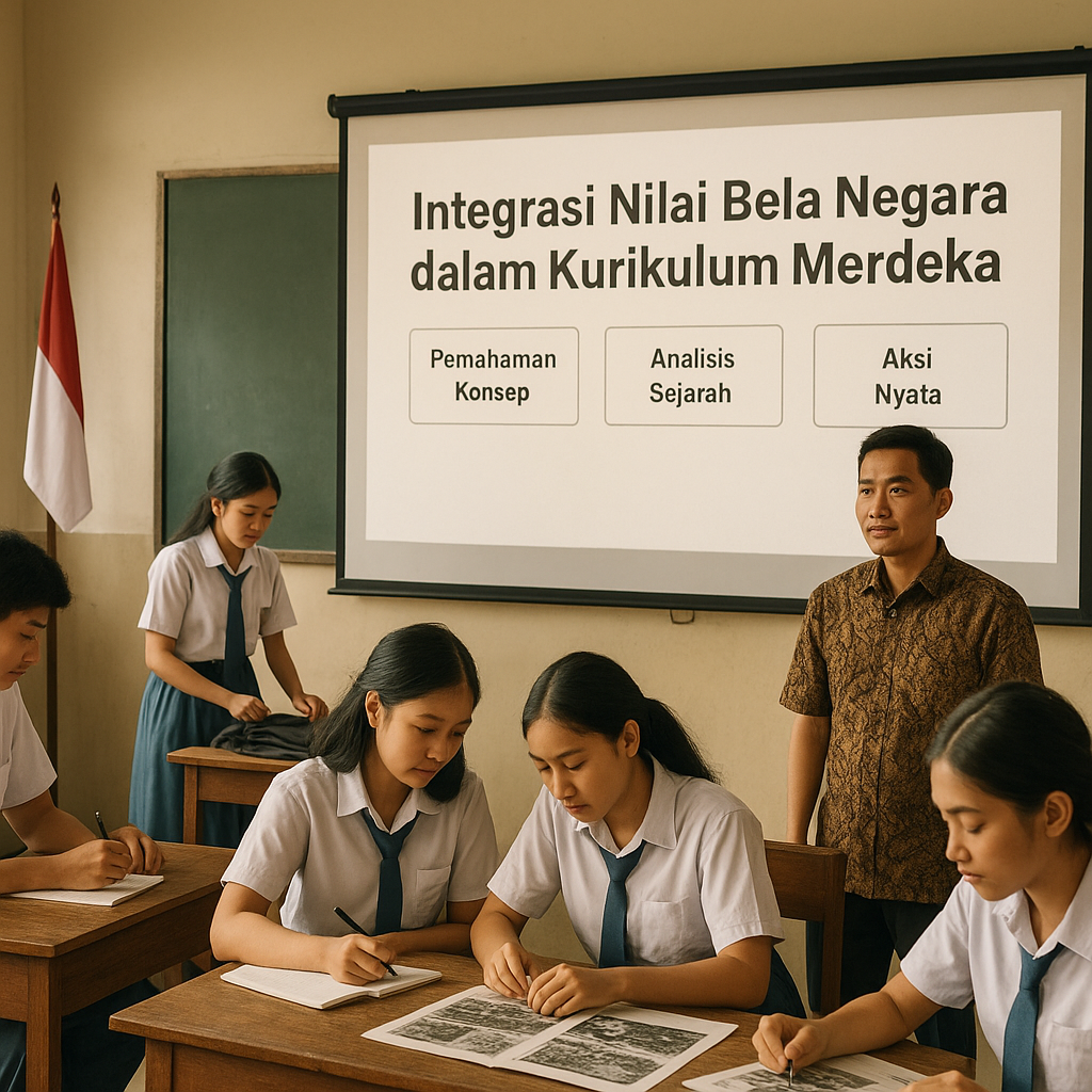 Integrasi Nilai Bela Negara dalam Kurikulum Merdeka untuk Ti...