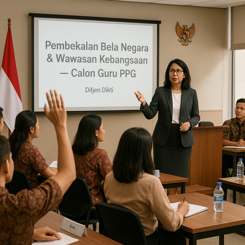 Ditjen Dikti: Pembekalan Bela Negara Wajib bagi Calon Guru m...