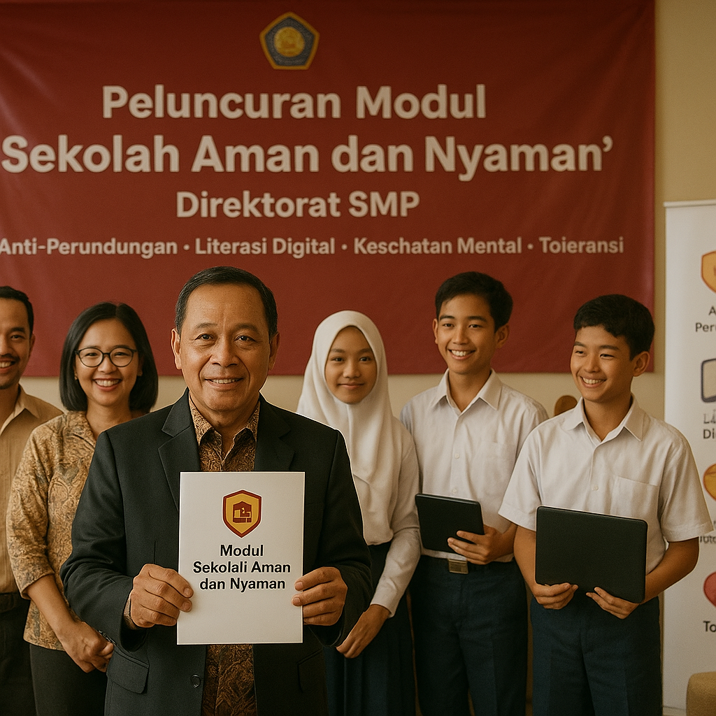 Direktorat SMP Luncurkan Modul 'Sekolah Aman dan Nyaman' unt...