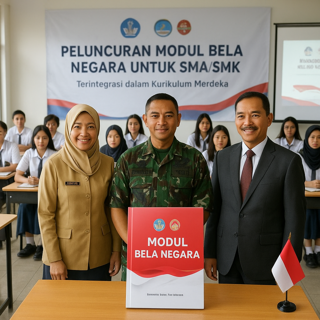 Kemendikbudristek Luncurkan Modul Bela Negara untuk SMA/SMK