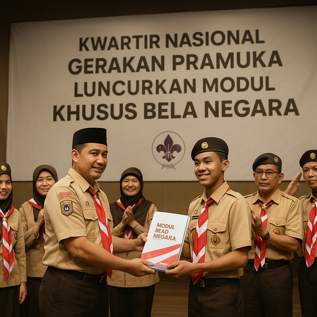 Kwartir Nasional Gerakan Pramuka Luncurkan Modul Khusus Bela...