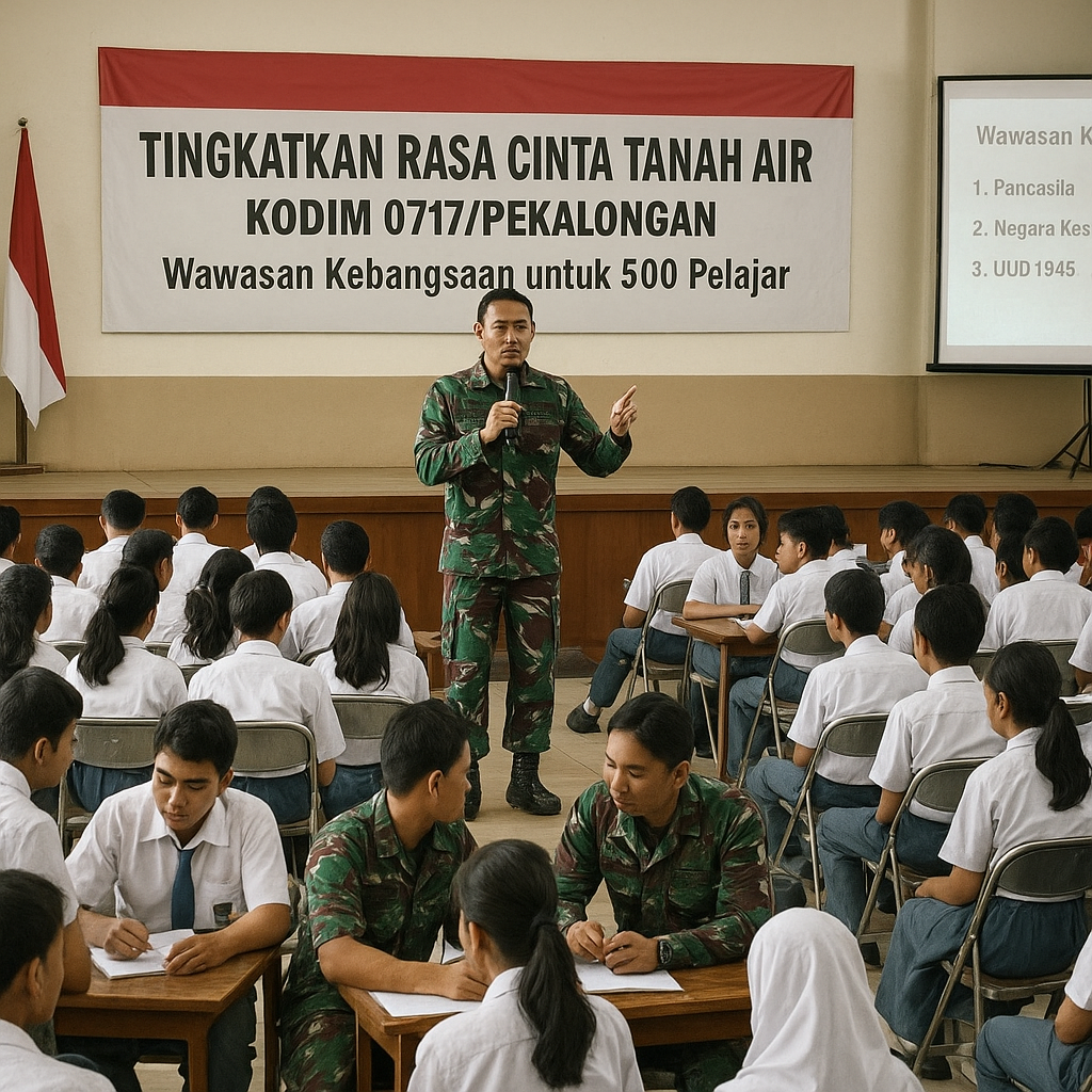 Tingkatkan Rasa Cinta Tanah Air, Kodim 0717/Pekalongan Gelar...