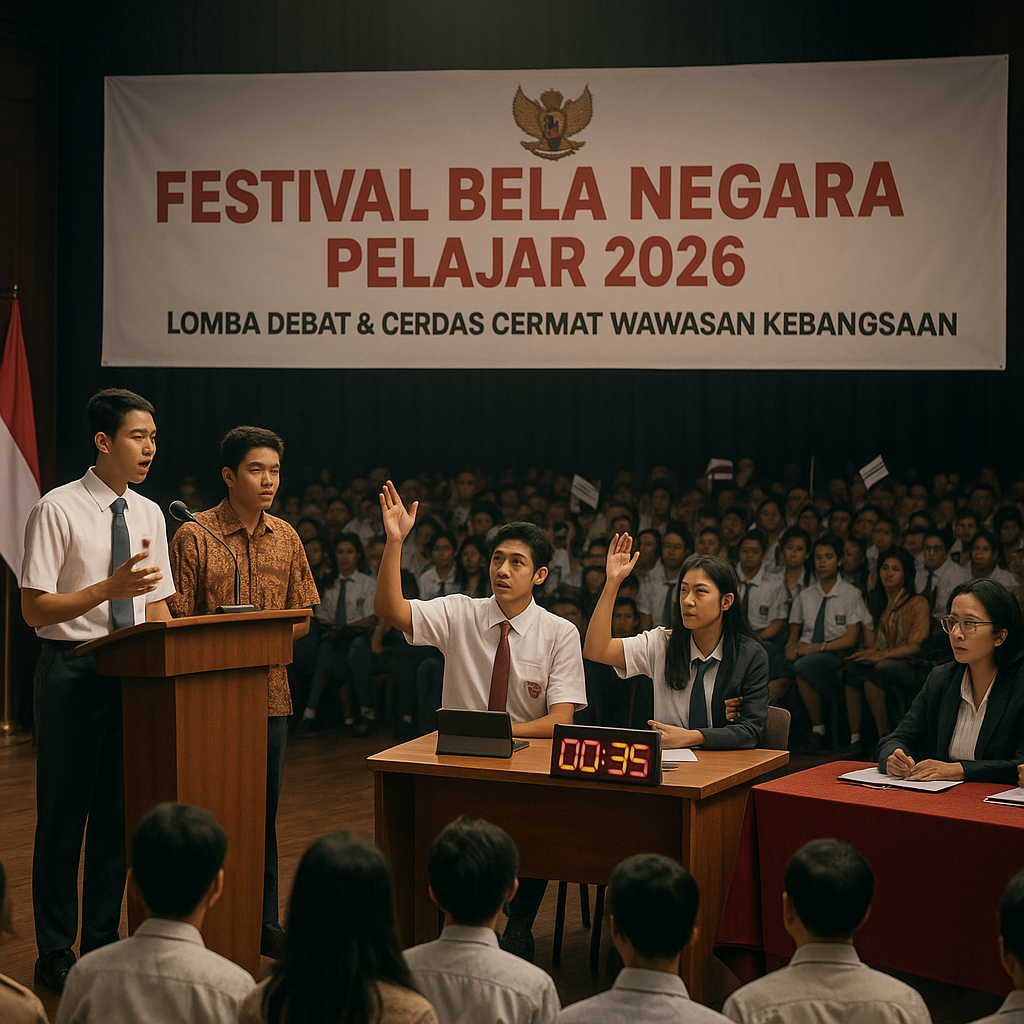 Festival Bela Negara Pelajar 2026: Lomba Debat dan Cerdas Ce...