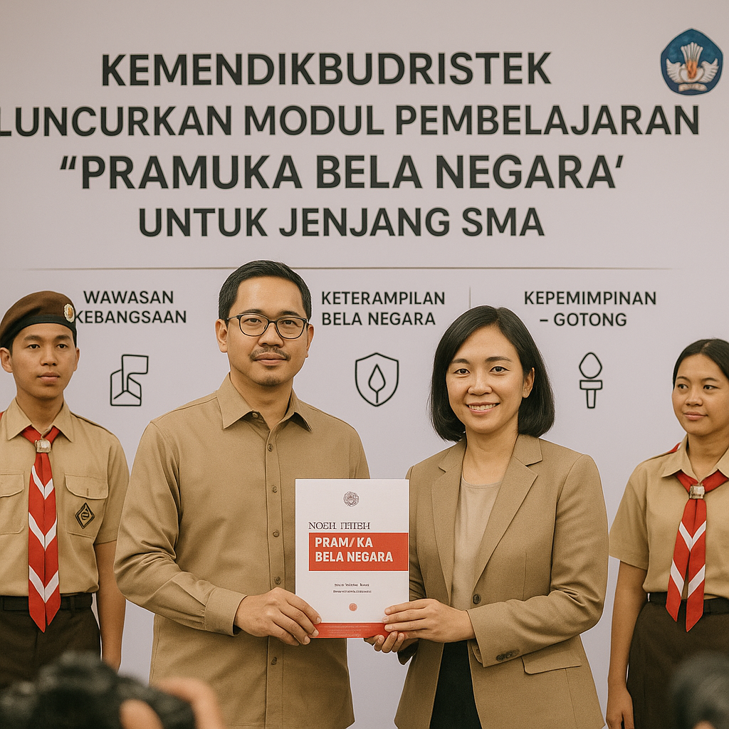 Kemendikbudristek Luncurkan Modul Pembelajaran 'Pramuka Bela...